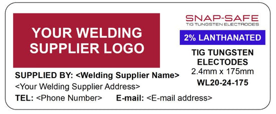 Custom welding supplier branded lanthanated tungsten