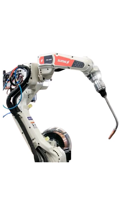 SUMIG robotic welder with thru arm assembly