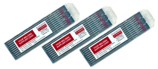 Three 10 packs of thoriated tungsten electrodes