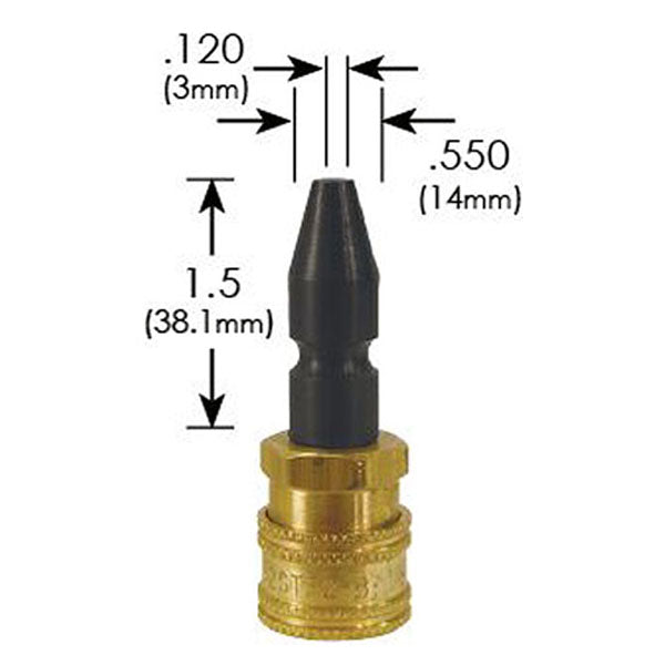OTC Feeder Inlet Guide with Dimensions