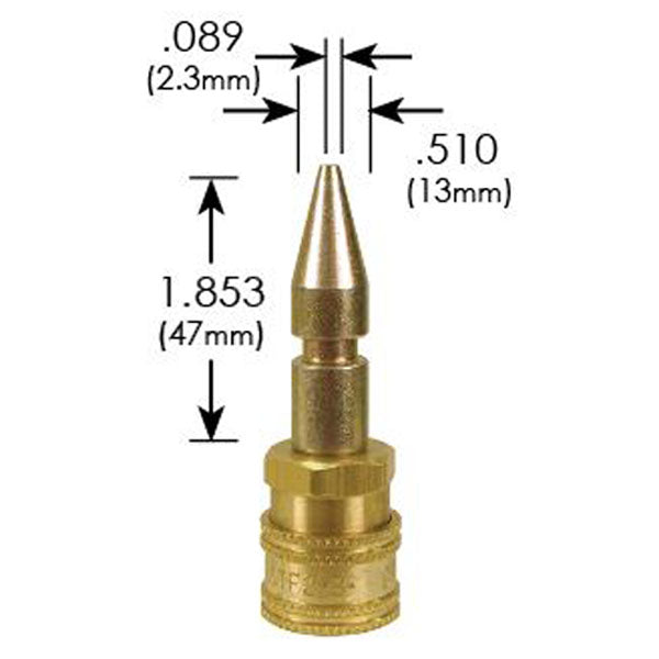 Fronius Feeder inlet guide dimensions