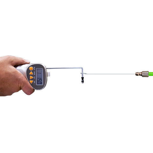 Digital draw gauge in use