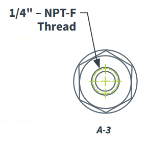 diagramic image of Female Quick Disconnect by Wire Wizard