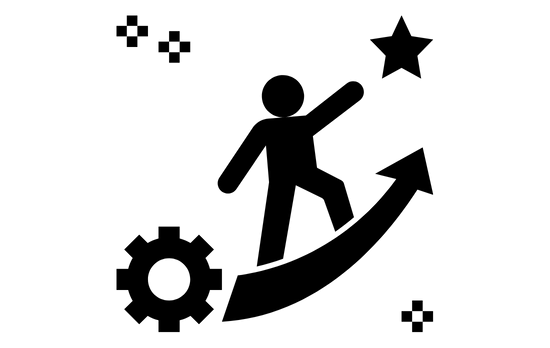 Icon showing out solutions provide efficiency