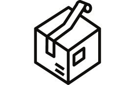 icon for customer to box their grinder