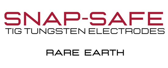 Snap-Safe rare earth tig tungsten electrodes