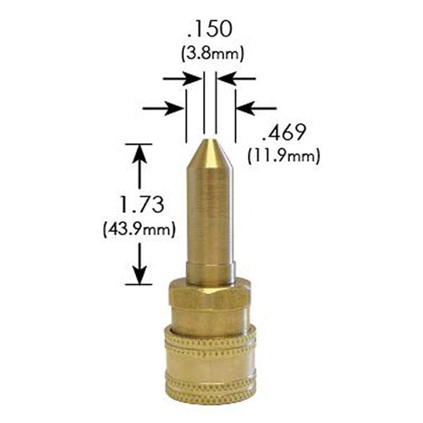 A-1LN-23B   Adapter for 12mm WF